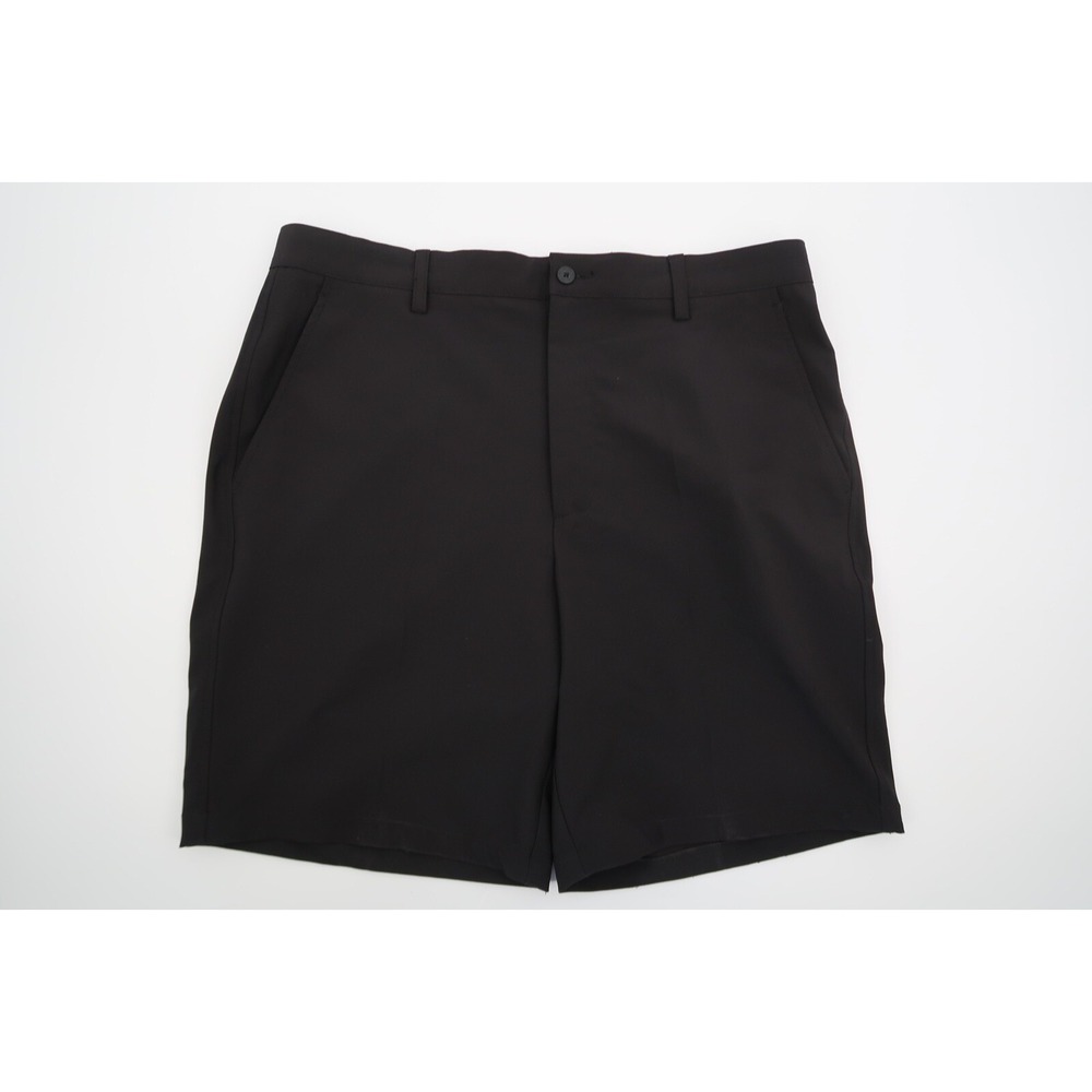 Footjoy Men's 36 Black Solid Performance 9"‎ Golf Shorts Stretch